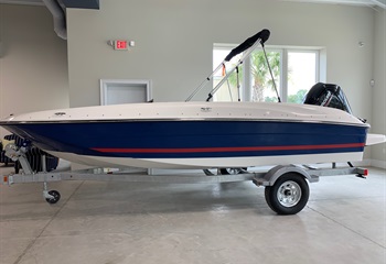 2023 Bayliner Element E18 Blue/Red/White Boat